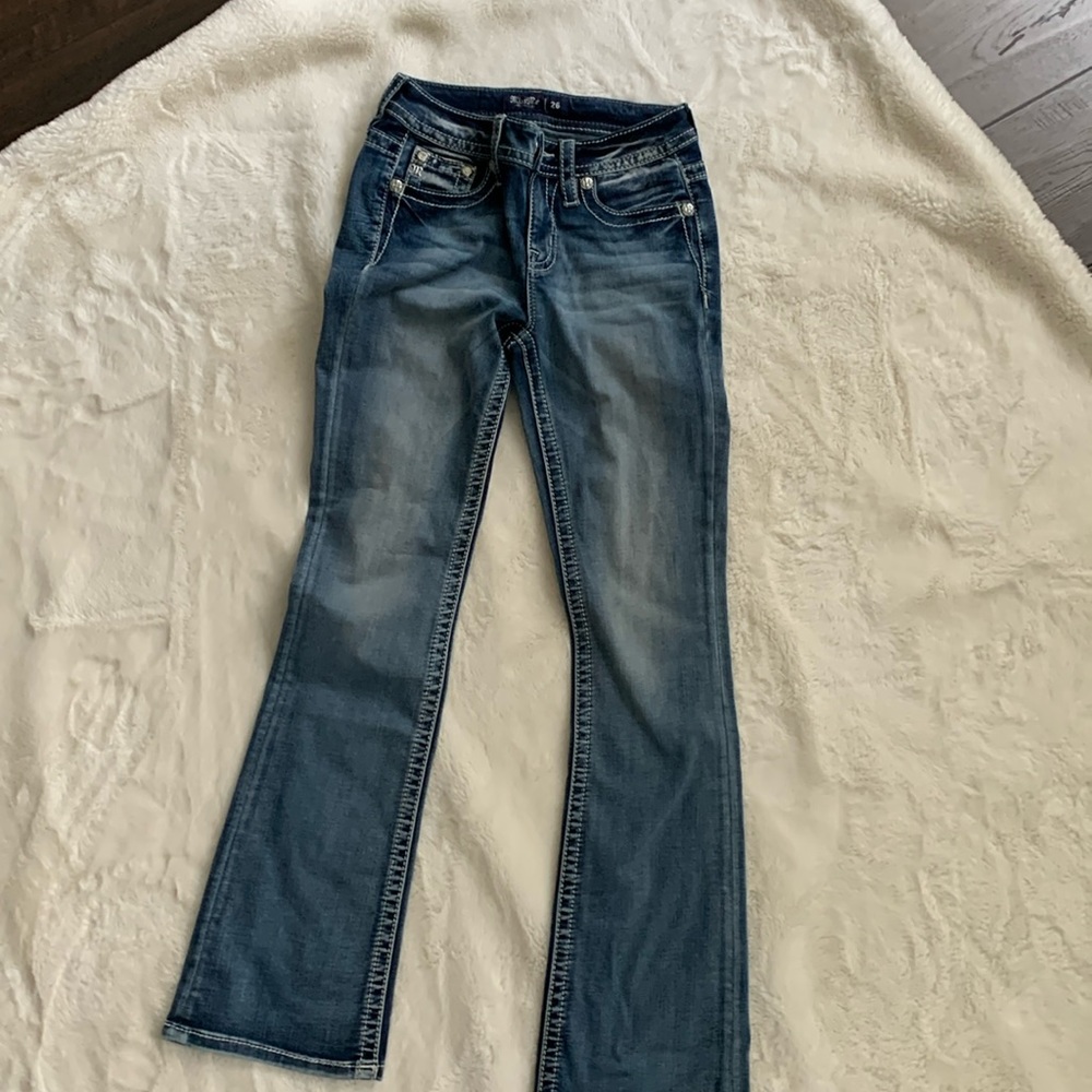 Miss Me Los Angeles jeans size 26 x 32 wings